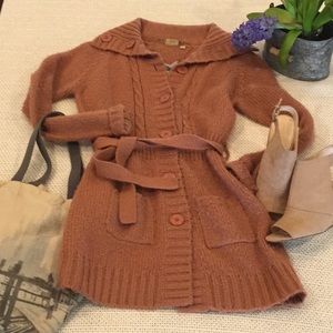 Rusty Pink - Button down sweater